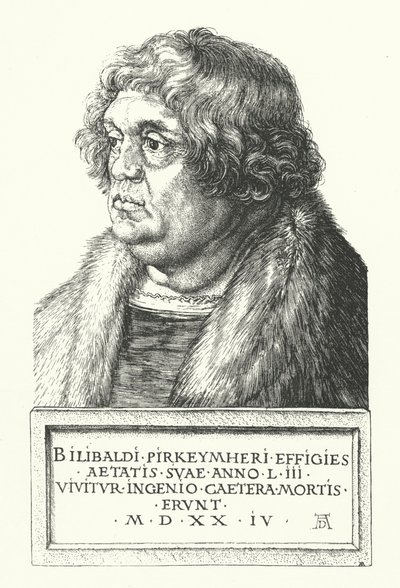 Wilibald Pirckheimer, avocat de la Renaissance allemande, auteur et humaniste, et ami proche d